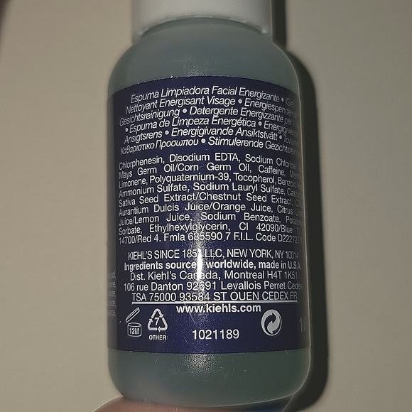 Kiehl's Facial Fuel Energizing Face Wash Gel Cleanser for Men - Picture 9 of 11